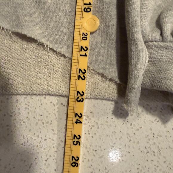 Free People Lace Crochet Trim Quarter Zip Oversized Sweater Boho Cottage Small - Picture 9 of 9